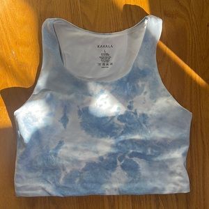 Kavala Collective Blue Tie Dye Tawaiis Crop